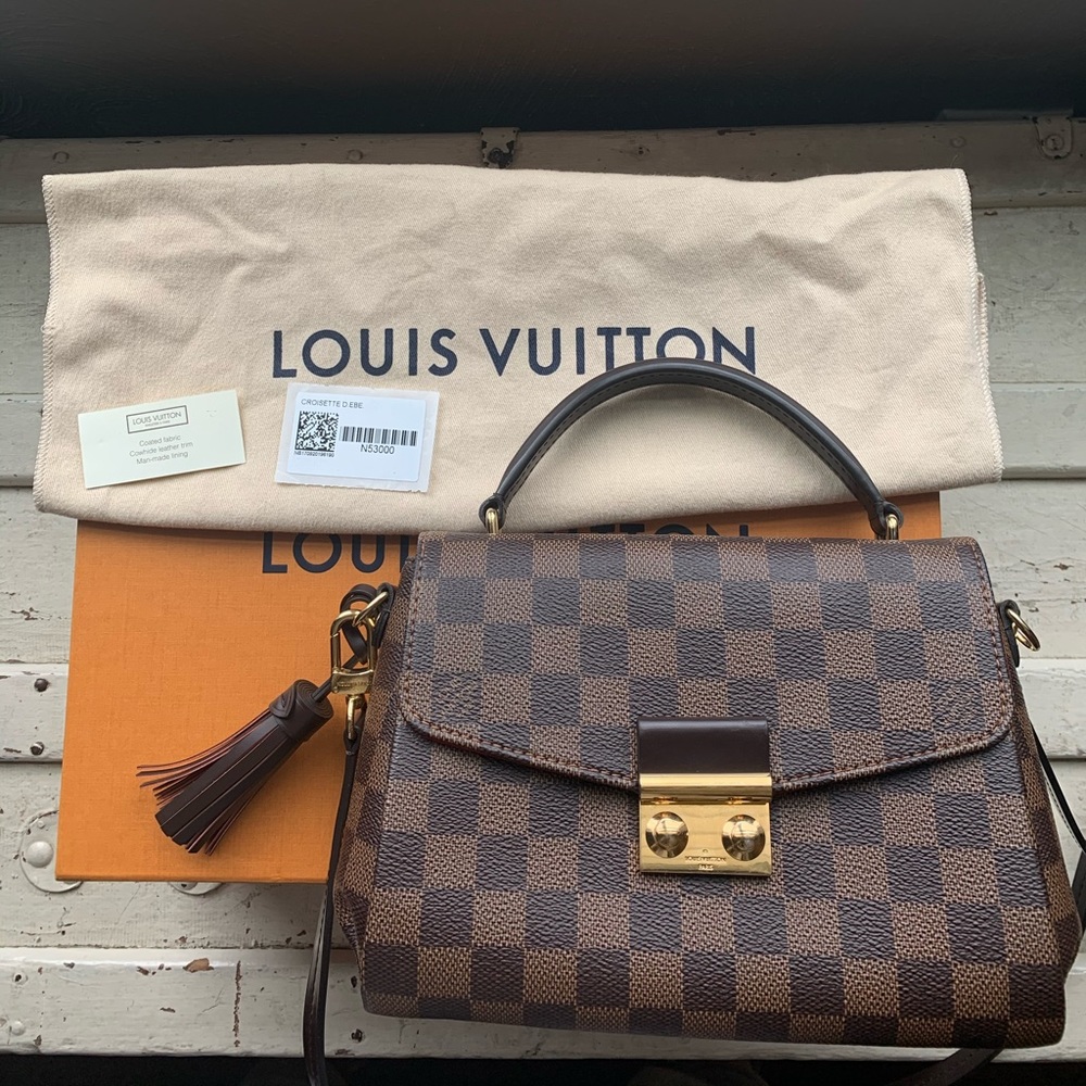 Authentic Louis Vuitton Croisette Damier Ébène